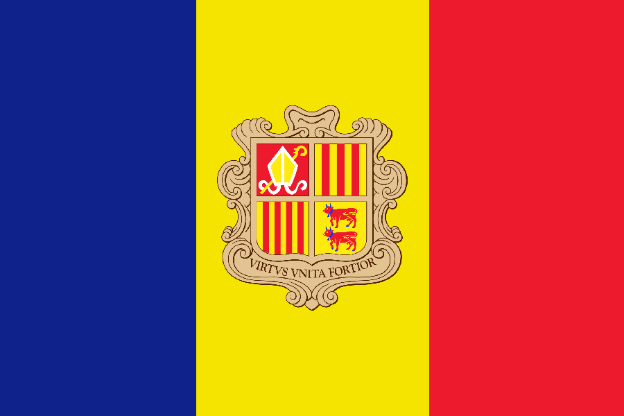 Флаг: Конституция Княжества Андорра