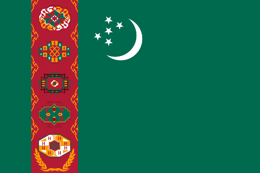 Флаг: Конституция Туркменистана